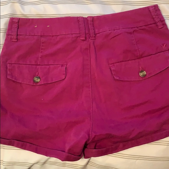 Pink/purple high rise shorts - Picture 2 of 3